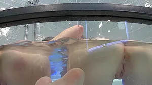 Lesbian couple enjoys having sex in the jacuzzi - Cinderella and Odell