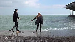 Emily Bender wants to please a sweet friend with a long toy