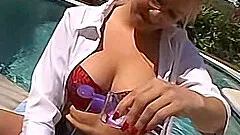 There's nothing better than relaxing outside by the pool on a sunny day