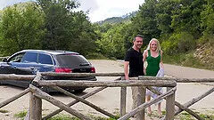 outside sex and blowjob by the bridge are fantasies of horny Lola Taylor