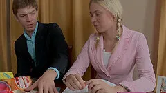 Slim hottie Irina C gets her small butt drilled by a fat cock