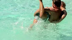 Handsome gay guy talked a friend into fucking his ass outdoors