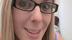This nerd girl likes to fuck herself or be fucked roughly and you can’t do it