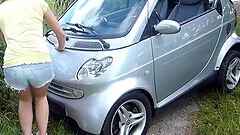 Bibixxx just loves getting fucked in public compilation