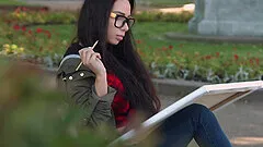 Sizzling Lovemaking Session with Hipster Teen Artist Regina Sparks