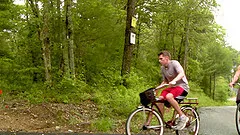 Hardcore missionary gay fuck with a sporty teen couple