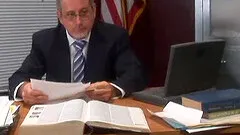 Whitney Stevens teases her teacher by leaving the buttons open on her uniform open