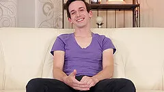 Horny gay gangbang with a teen guy getting his mouth and ass filled