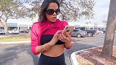 busty Luna Star loves showing her naked body and dirty ideas in the car