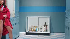 Horny college babe Kendra Spade caught masturbating and fucked