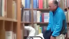 in the public library, everything is possible includes hard sex from behind