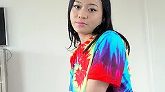 Facial after amazing sex from behind is everything that Jasmine Grey dreams of