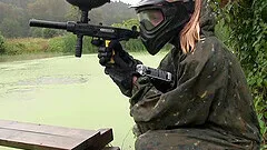 Outdoor lesbian pussy play with babes Tiffany Tatum and Lucette Nice