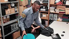Cute Boy Caught Stealing Cell Phones Gets Fucked By Two Guards