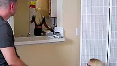 Sneaky Girl Got Fucked in front of Mom