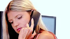 Office fuck and a cumshot on ass for blonde secretary Gina Gerson