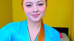 Blonde Babe Gets Intimate Moment On Her Cam Show