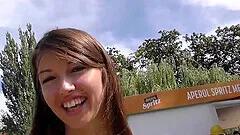 Hunter manages to bang asshole of tender creature in park