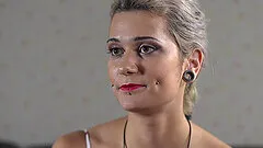 Babes Tina Kay and Yunno X pounded on a pool table in a public orgy