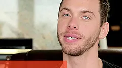 Teen gay dudes cum on each other's dicks after a hardcore fuck