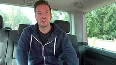 redhead teen babe Morgan gets her saved pussy creampied in a car