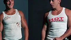 Short teen gay guy gets destroyed by two buffed white dudes