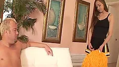 Tiffany Star is a cute cheerleader craving a fat boner