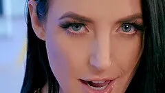 Busty bombshell slut Angela White rides cock until she gets a cumshot
