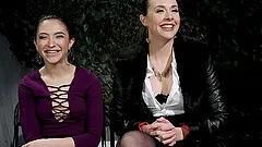 Lesbian mistress Chanel Preston abuses Jane Wilde with a strap on