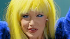 Blue eyed ravishing stripper Evelin Stone pounded doggy backstage