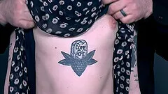 Nerdy punk blonde Jane tangled up in ropes and abused hardcore