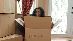 Interracial teen lesbian couple Chanel Skye and Paige Owens