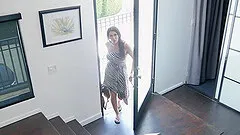 Lesbian babes Izzy Bell and Makayla Cox have fun with toys