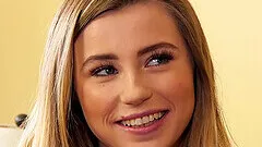 Teen amateur beauty Kate Kennedy wants cum on her pretty face