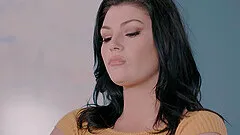 Hardcore interracial doggy fuck and a cumshot with pale Jessica Rex