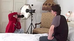 Foot fetish gay fuck with teen dudes cumming hard on their shoes