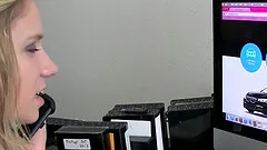 Rachel James wants to feel a fellow's boner during a car fuck