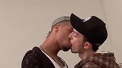 Interracial gay ass pounding and cock sucking with teen dudes