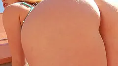 AJ Applegate rides cock with her huge ass and swallows a huge cumshot