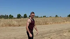 Sporty teen gay guy picked up outdoors for a hot assfuck