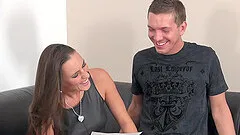 A rough and hardcore deepthroat and anal sex for Mea Melone