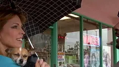 Nicole Moore blasted hardcore doggystyle in interracial porn