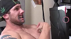 Kinky teen gay threesome with horny white guys at home