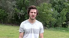 Teen gay guy picked up while working out in a park and fucked