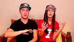 Sporty teeny babe Whitney Westgate blows and rides her boyfriend