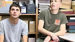 Hung Security Guard Sticks His Big Black Cock Inside Two Young Perps