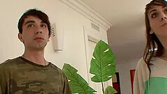 Hardcore anal creampie for teen with a pierced nose Luna C. Kitsuen