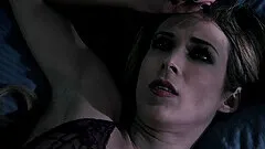 Kinky horny MILF babes share a huge cumshot in a back alley