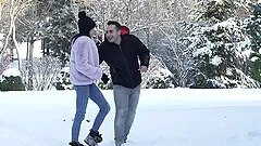 Hardcore anal pounding doggy style and a cumshot for Lexi Layo