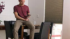 Horny Boy Gets Fucked By BF After Caught Jerking Off